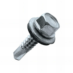 VIS AUTOPERCEUSE H 4.8X 20 A2 + RDL EPDM BI-METAL